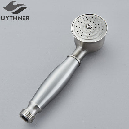 Ducha Chuveiro Banheiro Vintage Cerâmica Latão Montado Parede Torneira Pulverizador Acessório Hardware Chuveirinho