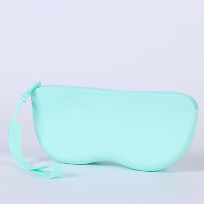Soft Silicone Zipper Glasses Bag Storage Waterproof Bag Cosmetic Coin Bag for Women Girls Dustproof Glasses Box