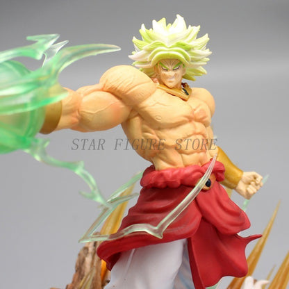 Gk Dragon Ball Boneco de Ação Broly vs Son Goku Estátua Figura PVC Coleção Enfeites Anime Broli Goku Modelo Brinquedos Presentes