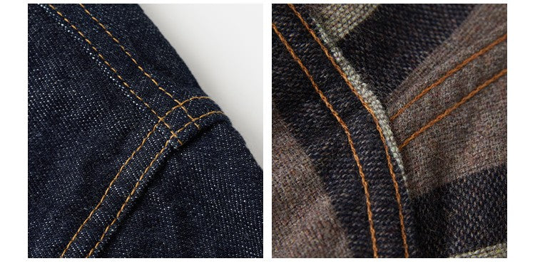 Rugged Bronson Lot 817XX Jean Jacket War Model Blue Selvage Denim Blouse