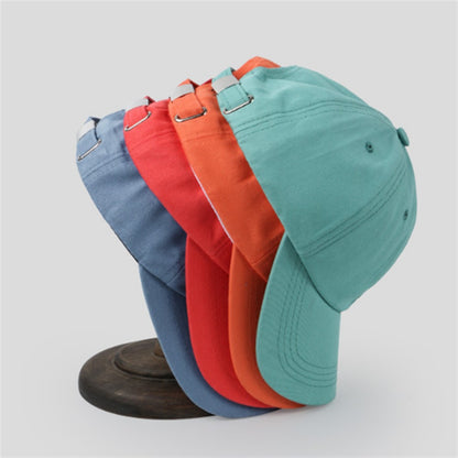 Casual Baseball Cap for Men Women Solid Color Cotton Hat Fashion Simple Black Pink White Wine Red Navy Blue