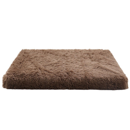 Cama para Cachorro Super Macia de Pelúcia Camas para Gatos para Cães Pequenos Médios Grandes Removível para Limpeza Almofada para Filhotes Cama para Cães Calmante Tapete para Animais de Estimação