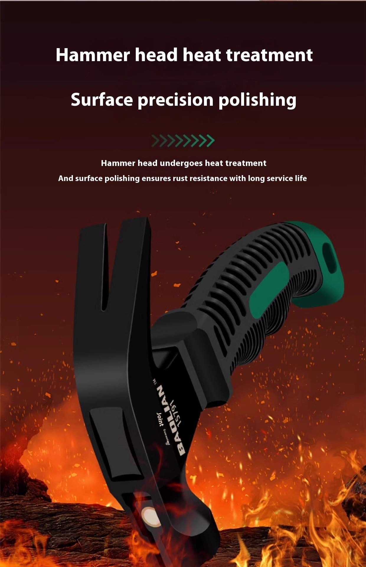 Martelo Multifuncional Mini Ferramenta de Carpintaria e Equipamento 160 Mm Leve Portátil Punho de Janela Ramshorn para Engenharia