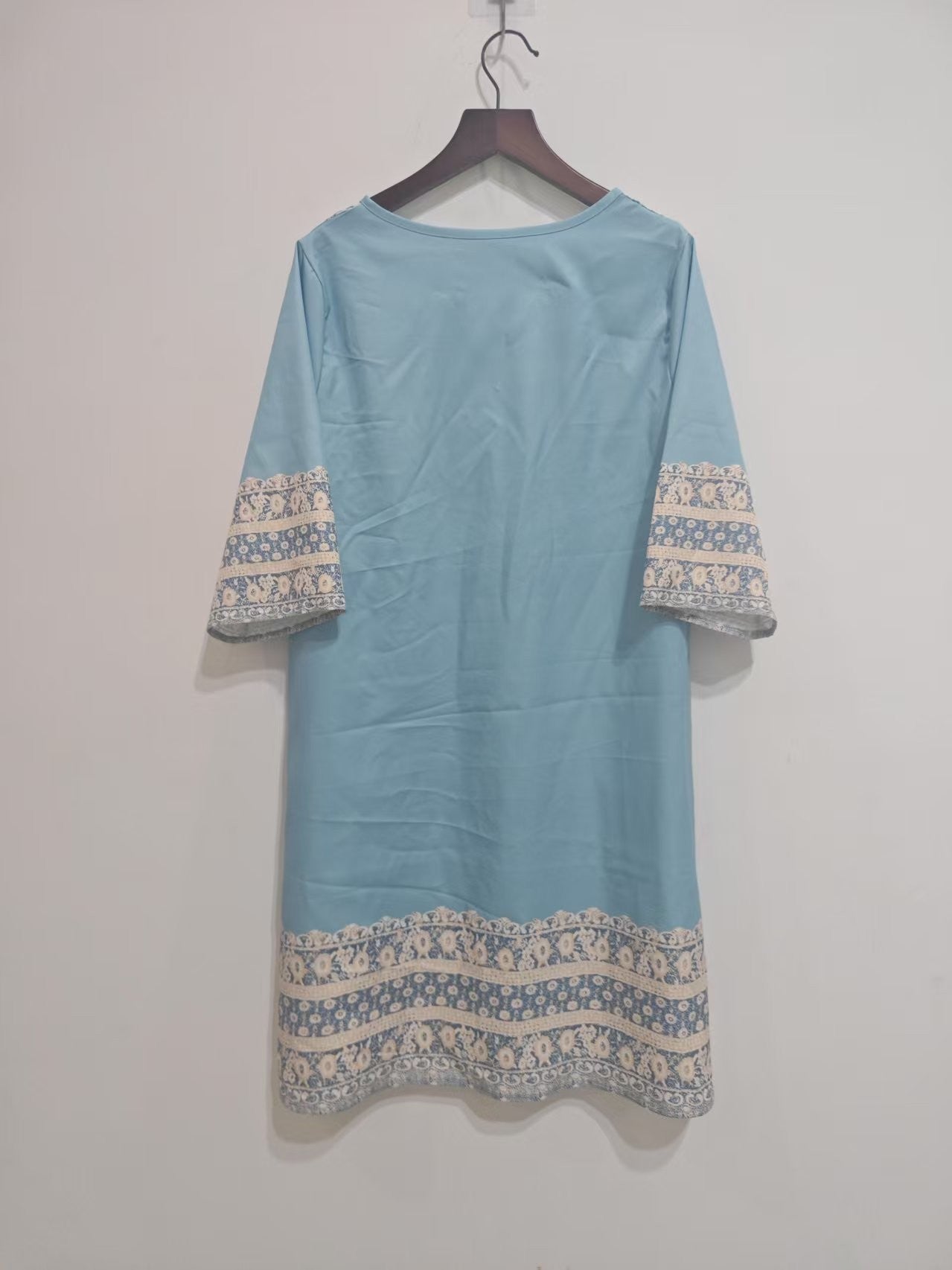 Women's Clothes Casual print Short Sleeve V-Neck Waist Cinched Dress summer vintage New Female Fashion Loose Mini Dresses 2025