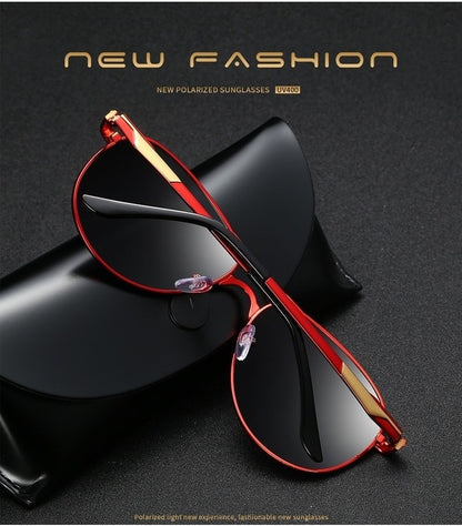 Luxury Pilot Polarized Sunglasses Men Women Driving Fishing Retro Sun Glasses Brand Designer Male Metal Sunglasses For Man UV400