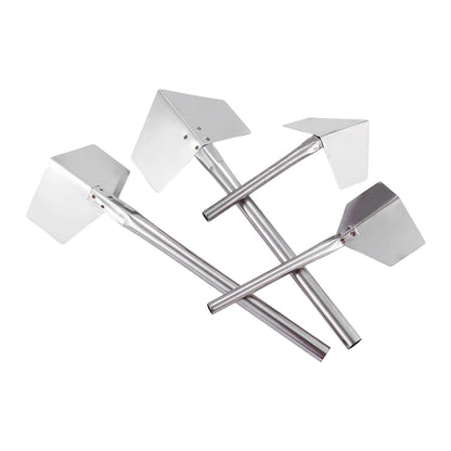 Conjunto de 4 Ferramentas para Canto de Drywall Espátulas para Cantos Externos e Internos Ferramentas de Construção Compactas Acabadora de Concreto para Alvenaria Casa