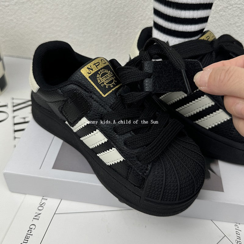 2025 Spring New Korean Style Sports Training Shoes for Kids Boys and Girls Breathable Sneakers