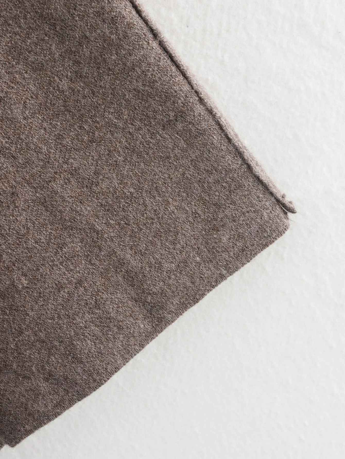 Ladies Autumn Winter Jacket Women Casual Commuter Coat Knitted Loose Oversize Coat Asymmetric Elegant Split Chic Scarf Jacket