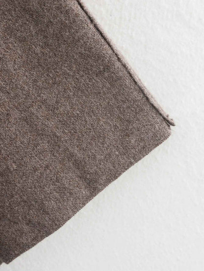 Ladies Autumn Winter Jacket Women Casual Commuter Coat Knitted Loose Oversize Coat Asymmetric Elegant Split Chic Scarf Jacket