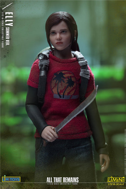 Novo Relançamento Limtoys The Last Survivor Of The Apocalypse 1/12 Joel Ellie 6 Polegadas Action Figure Colecionável Modelo Kit Garagem