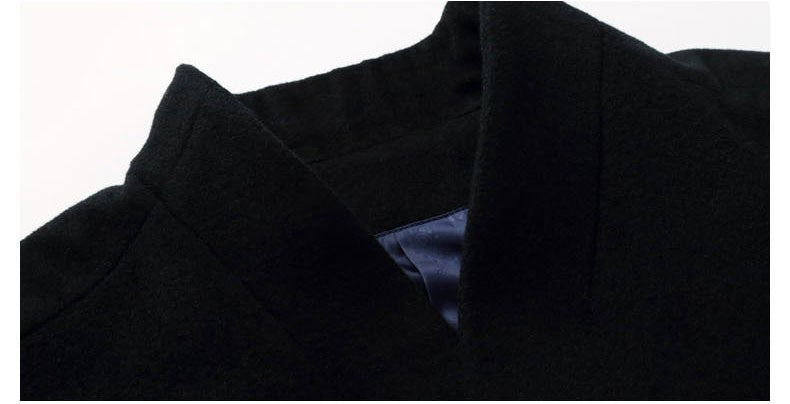 Oversized Men's Wool Overcoat 5XL High Quality Business Casual Winter Jacket Coat Men Clothing Woolen Coats A2F6009