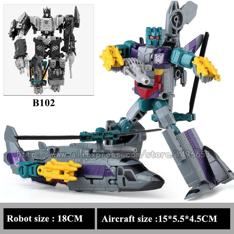 NOVO Chegou G1 KO Brinquedos de Transformação 5 EM 1 Boneco de Ação Clássico Dinossauro Robô Modelo Presente para Crianças