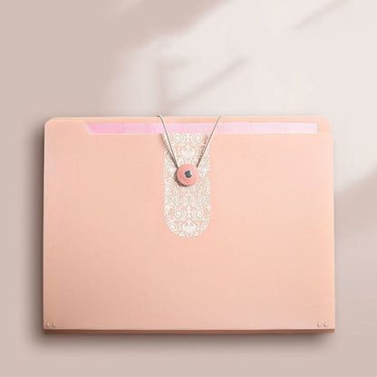 8 Grids Organ File Folder Document Organizer Large Capacity Paper Documents Folder Office School Supplies A4 Expanding File Bag