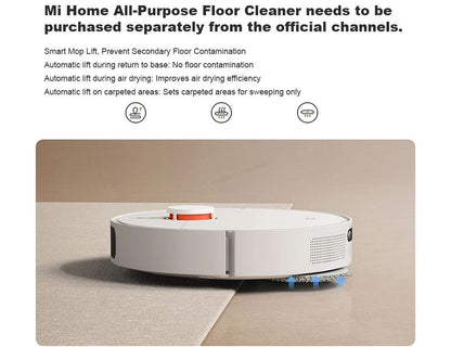 XIAOMI MIJIA Smart OMNI Robot 2 Vacuum Cleaners Mop Collection Self Cleaning Doc Empty Dust 75 Days of Continuous Garbage Collec