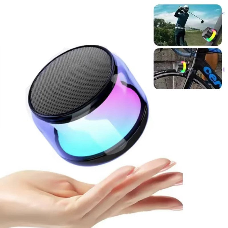 Mini Caixa de Som Bluetooth de Alta Qualidade para Celular, Áudio, Luz RGB, Caixa de Som Sem Fio, Subwoofer Portátil, Som para Home Theater