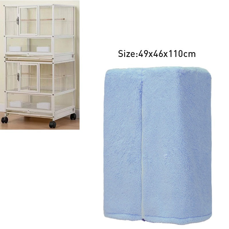 Capa Para Gaiola De Pássaros De Inverno Quente Respirável À Prova De Respingo Grande Capa Para Gaiola De Pássaros Sombra Protetora Para Gaiola De Papagaio Produtos Para Pássaros