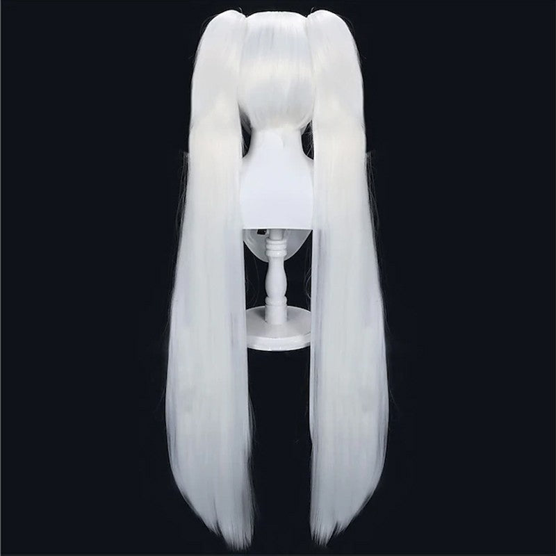 HAIRJOY Cabelo Sintético VOCALOID Sakura Hatsune Miku Longas Rabos de Cavalo Peruca Verde Cosplay