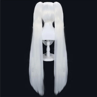 HAIRJOY Cabelo Sintético VOCALOID Sakura Hatsune Miku Longas Rabos de Cavalo Peruca Verde Cosplay