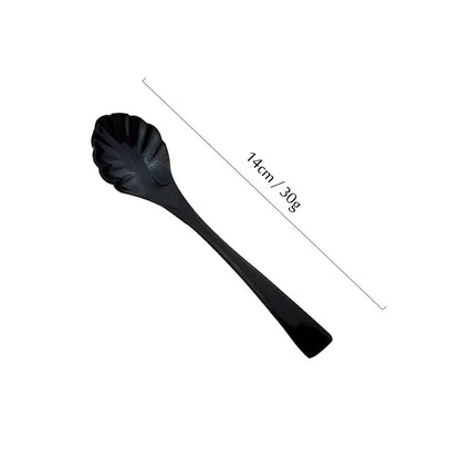 JANKNG Conjunto de Talheres Preto 1 Peça Aço Inoxidável 18/10 Ocidental Talheres de Mesa Garfo Faca de Bife Manteiga Jantar