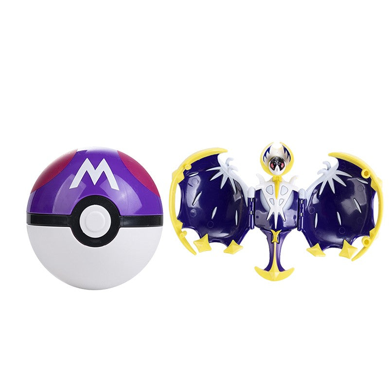 Sobre Pokémon Anime Figura Charizard Pikachu Gyarados Pocket Monster Figura Pokebola Brinquedo de Ação de Deformação Modelo Presente Infantil