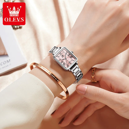 OLEVS 5641 Women Watch Original Luxury Quartz Watch Women's Roman Scale Waterproof Watch Fashion Elegant Dress Women's Watch