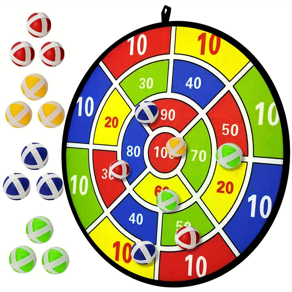 12 conjuntos de discos de dardo de bola pegajosos, brinquedos internos e externos, interação entre pais e filhos, presentes de aniversário, jogos de festa, suprimentos