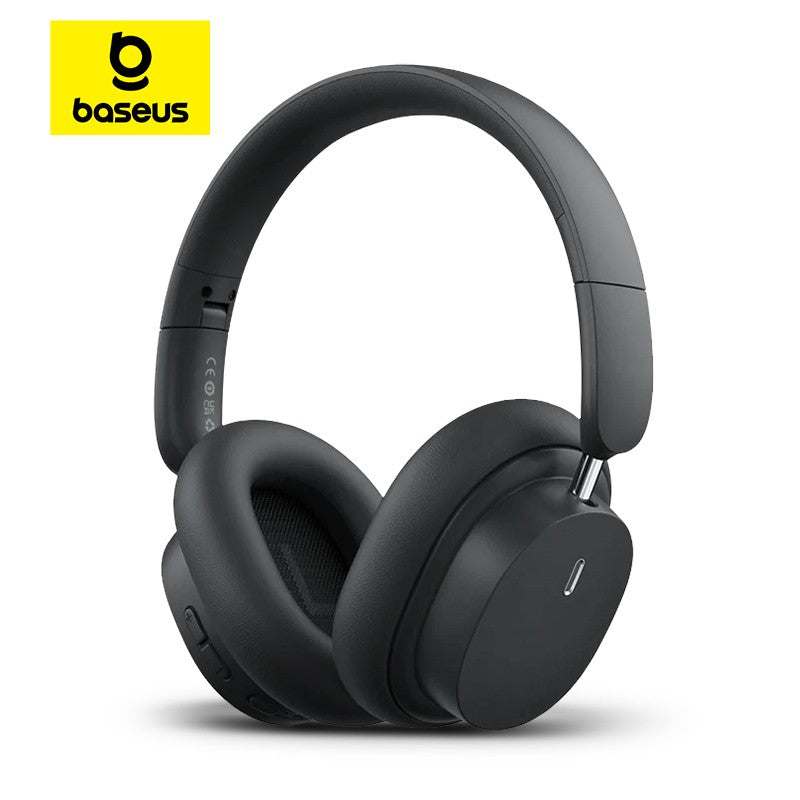 Fone de Ouvido Sem Fio Baseus Bowie D05 Bluetooth 5.3 Fone de Ouvido Nível HIFI Driver de 40mm Dobrável Over Ear 70 Horas de Duração