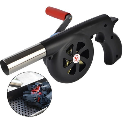 Outdoor Cooking barbecue blower Portable Hand Crank Fan Air Blower Grill Picnic Camping Stove Accessories Barbecue Tools