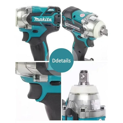Makita DTW285 Chave de Impacto Elétrica Sem Escova Sem Fio 320N.M Ferramenta de Impacto Recarregável Para Bateria Makita 18V