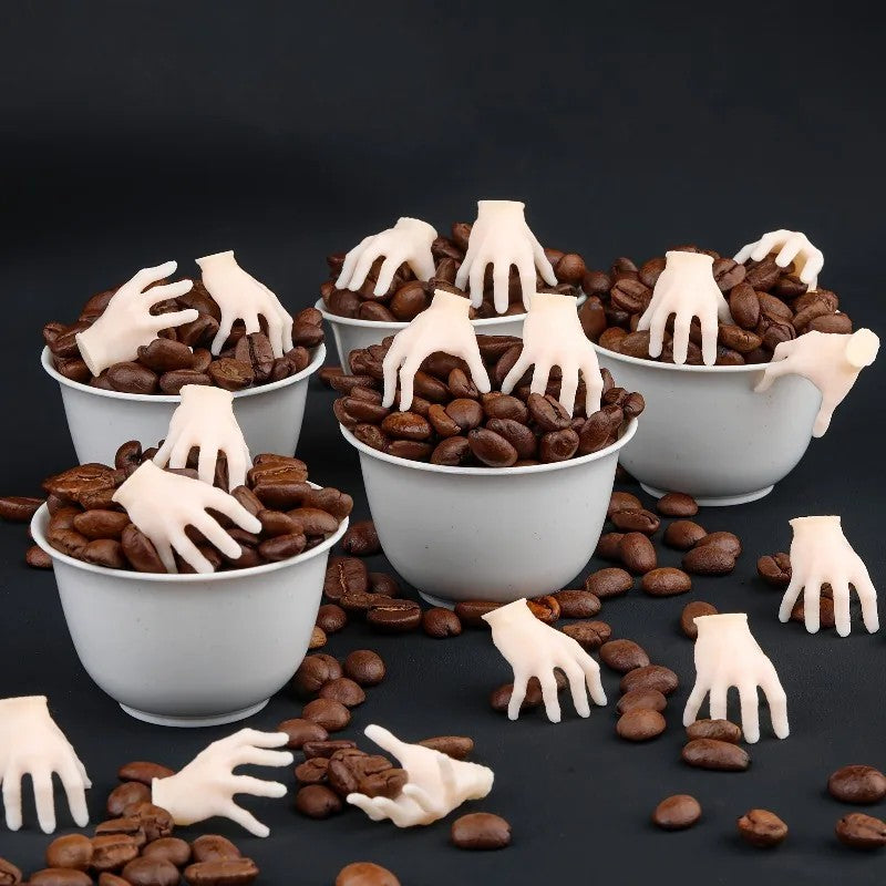 8-36pcs 3D Creepy Plastic Hand Halloween Part Simulation Skeleton Hand Model For Halloween Party Decoration Horror Thriller Prop