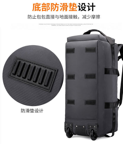 Travel Bag, Large Capacity Handbag, Portable Outdoor Carry-On Luggage, Wheeled Travel Bag, Convenient and Practical Unisex Travel Bag