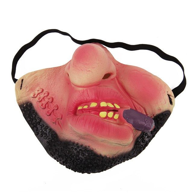 Halloween Men's Half Face Skull Mask Halloween Mask Party Cosplay Costume Halloween Party Horror Mask