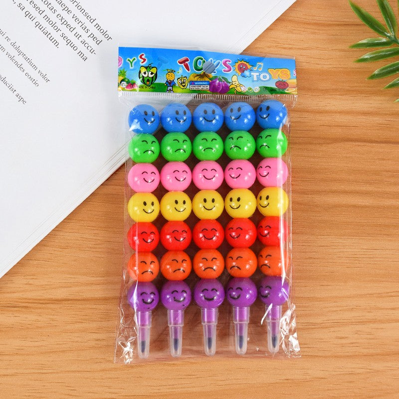 5/10Pcs Lollipop Building Block Crayon Pencil Painting Pen Kids Birthday Party Favors Pinata Fillers Back To School Stationery