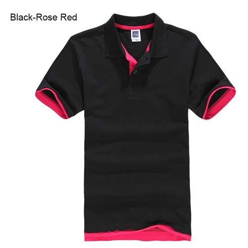 URSPORTTECH Men's Polo Shirt For Men Desiger Polos Men Cotton Short Sleeve shirt Clothes jerseys golftennis Plus Size XS- XXXL