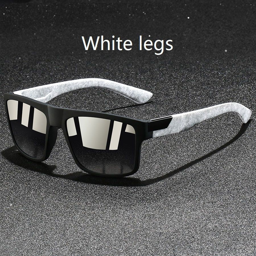 4 PCS Fashion Vintage Square Sunglasses Men Fishing Driving Man Luxury Brand Designer Sun Glasses Anti-Glare Retro Eyewear UV400