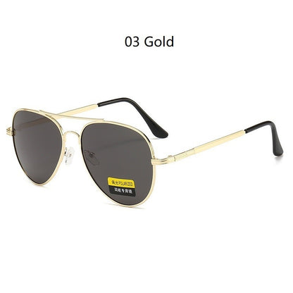 Luxury Pilot Polarized Sunglasses Men Women Driving Fishing Retro Sun Glasses Brand Designer Male Metal Sunglasses For Man UV400