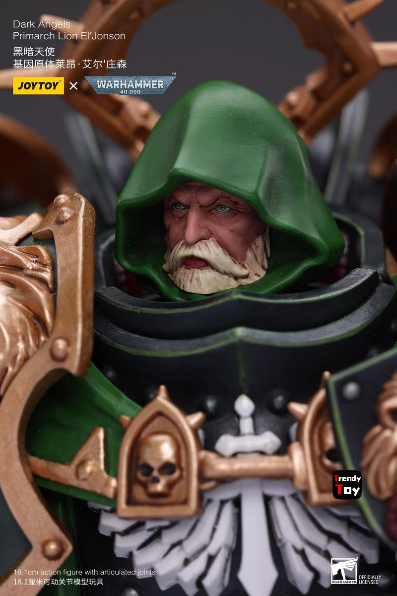 ?JOYTOY?Warhammer 40K Dark Angels Primarch Lion El'Vonson 1/18 Action Figure Model Toys
