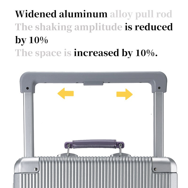 New Style Skate-Wheel Luggage, 24-inch Travel Suitcase, 20-inch Carry-On Suitcase, Premium Combination Lock Suitcase, Business T