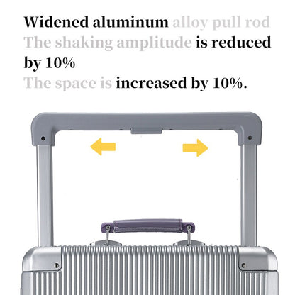 New Style Skate-Wheel Luggage, 24-inch Travel Suitcase, 20-inch Carry-On Suitcase, Premium Combination Lock Suitcase, Business T