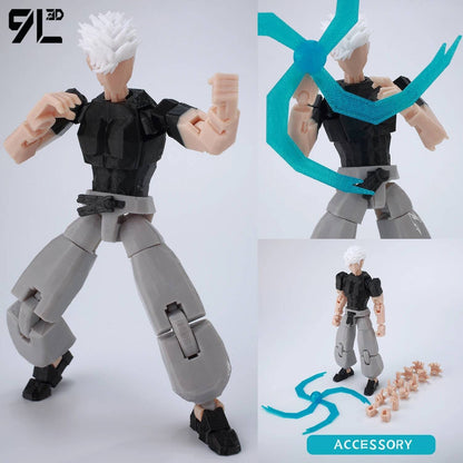 9L3D Anime Impresso Jujutsu Kaisen Sukuna Yuji Yuta Satoru Gojo Bonecos Sorte Dummy 13 Articulados para Modelagem Brinquedos Manequins