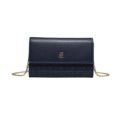 Exquisite Craftsmanship Women's Crossbody Bag Light Luxury Design Chain Bag Letter Elements Color Blocked Women's Chain Bag