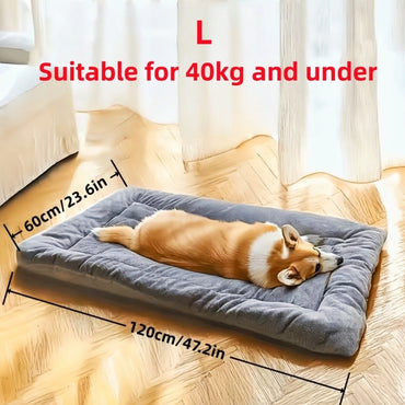 Colchonete para Cama de Cachorro Grande para Uso no Inverno Mantenha Aquecido Uso Dupla Face Almofada Relaxante para Golden Retriever