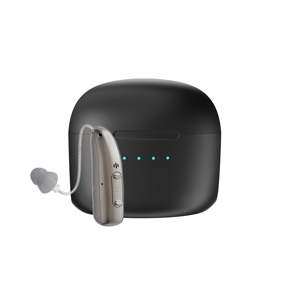 Rechargeable Digital BTE Hearing Aid Adjustable Volume Deaf Mini Sound Amplifier Portable Elderly Hearing Amplifier