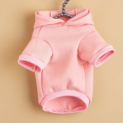 Roupas para pets: cães, gatos, moletons com capuz, quentes e confortáveis com veludo, roupas estampadas, simples e generosas