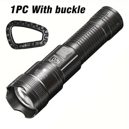 100000 Lumens Flashlight,Portable Rechargeable Tactical Torch, Life Waterproof Lantern for Outdoor Camping, Perfect Gift for Men