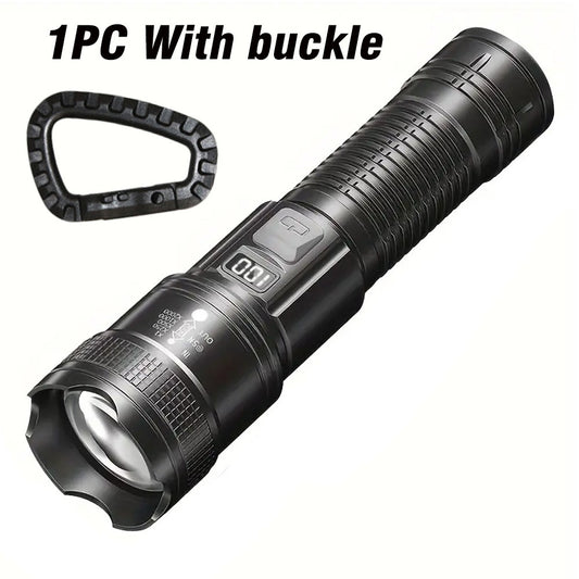 100000 Lumens Flashlight,Portable Rechargeable Tactical Torch, Life Waterproof Lantern for Outdoor Camping, Perfect Gift for Men