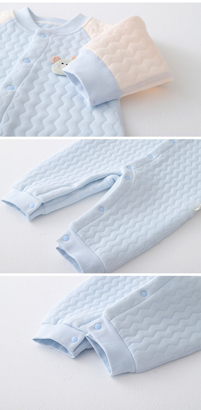 Autumn and Winter 0-18Months Baby Rompers Winter Newborn Girls Boys 100%Cotton Clothes of Long Seeve Infant Clothing Pajamas