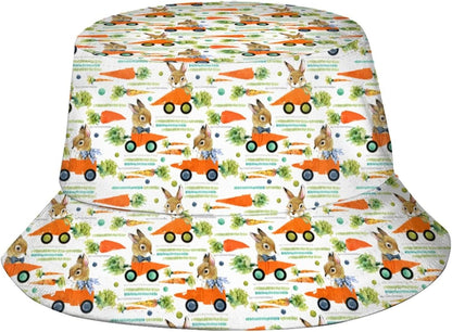 Easter Eggs 4 Bucket Hat for Women Men Summer Travel Beach Sun Cap Easter Hat Outdoor Fisherman Hat Unisex