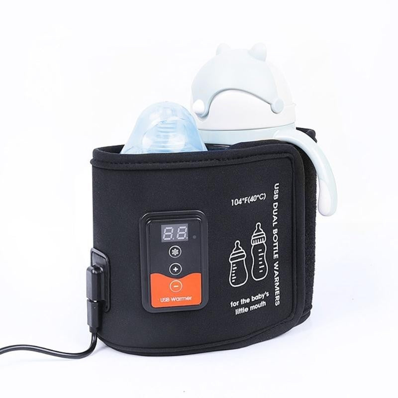 J15U Bottle Warmer Bag for Babies Feeding Bottles Insulation Sleeve Heating Cover