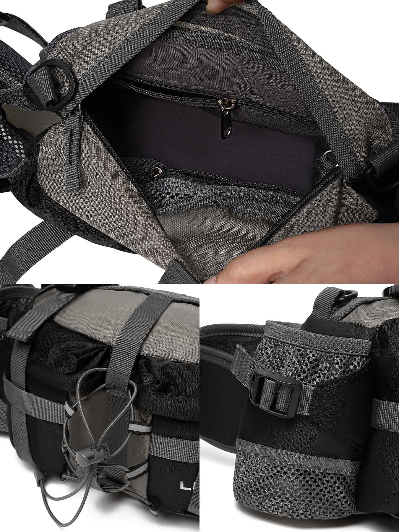 Outdoor Sports Waist Bag Hiking Cycling Climbing Storage Bag Versatile Travel Mountaineering Waist Bag